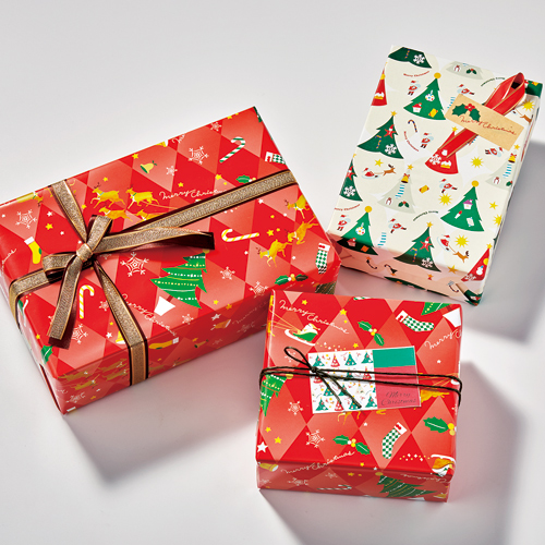 パッケージ通販 クリスマス 包装紙 ラッピング パッケージ 簡単自作パッケージのパッケージデザインnet