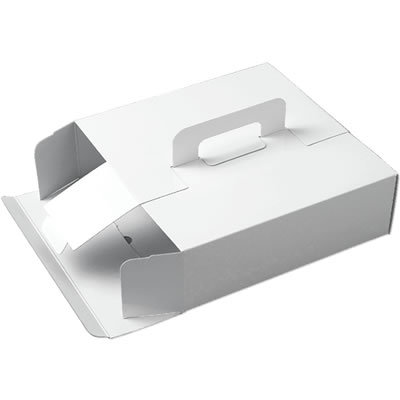 オリジナルケーキ ホワイト 7号 化粧箱net 紙箱 小箱 ギフト箱