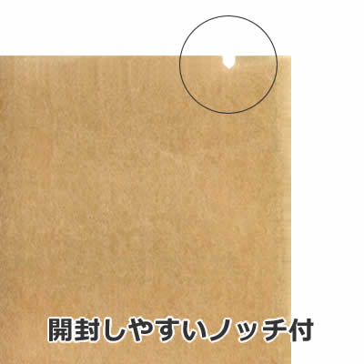【50枚】レーヨン平袋ナチュラル 窓付 110×140