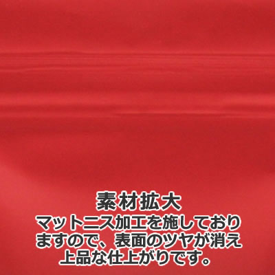【50枚】チャック付透明スタンド袋 赤 窓付120×150