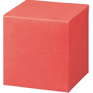 キューブカートン 赤 66×68×66
