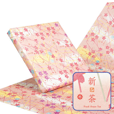 新茶包装紙ワイド 雲竜和紙 ピンク 季節商品 包装資材のオンラインショップ パッケージ通販 株式会社清和