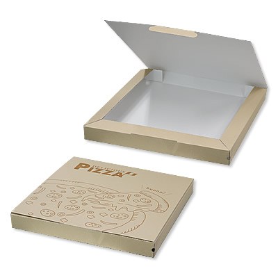ピザクラフト印刷箱14インチ: テイクアウト・デリバリー用品｜包装資材 