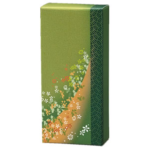 22製造中止 セミブロードカートン花柄緑 中箱 カートン 包装資材のオンラインショップ パッケージ通販 株式会社清和