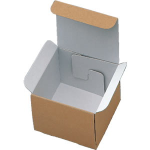 発送できる箱 梱包材 宅配サイズ60 商品No.55223 ケースN式 茶 120×120×100
