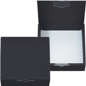 発送できる箱 梱包材 宅配サイズ60 商品No.55370 ケースN式 黒 155×157×49