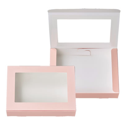 ケースN式 ピンク フィルム窓付: ギフトボックス・外箱｜包装資材の 