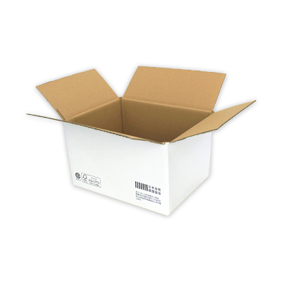 発送できる箱 梱包材 宅配サイズ60 商品No.55677 ケースＡ式撥水白60サイズ240×190×145