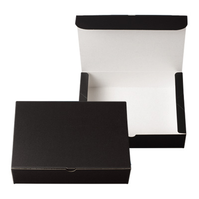 発送できる箱 梱包材 宅配サイズ60 商品No.55756 ケースN式 黒 250×180×65
