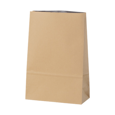 紙製保冷角底袋 茶 180×80×265