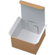 ゆうパックで発送できる箱 梱包材 商品No.55225 ケースN式 茶 160×160×100
