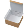 ゆうパックで発送できる箱 梱包材 商品No.55227 ケースN式 茶 200×200×100