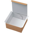 ゆうパックで発送できる箱 梱包材 商品No.55228 ケースN式 茶 220×220×100