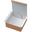 ゆうパックで発送できる箱 梱包材 商品No.55230 ケースN式 茶 240×240×100