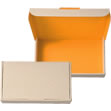 ゆうパックで発送できる箱 梱包材 商品No.55291 ケースN式 クリーム×黄 250×205×44