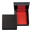 ゆうパックで発送できる箱 梱包材 商品No.55714 ケースN式 黒×赤 150×152×48