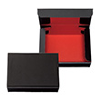ゆうパックで発送できる箱 梱包材 商品No.55715 ケースN式 黒×赤 178×123×61