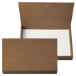 ゆうパックで発送できる箱 梱包材 商品No.55725 ケースN式 木目 334×239×48