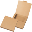 ゆうメールで発送できる箱 梱包材 商品No.55811 ケースN式 クラフト 160×160×18
