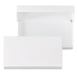 飛脚ゆうメール便で発送できる箱 梱包材 商品No.55815 ケースN式 白 かぶせ型 225×130×28